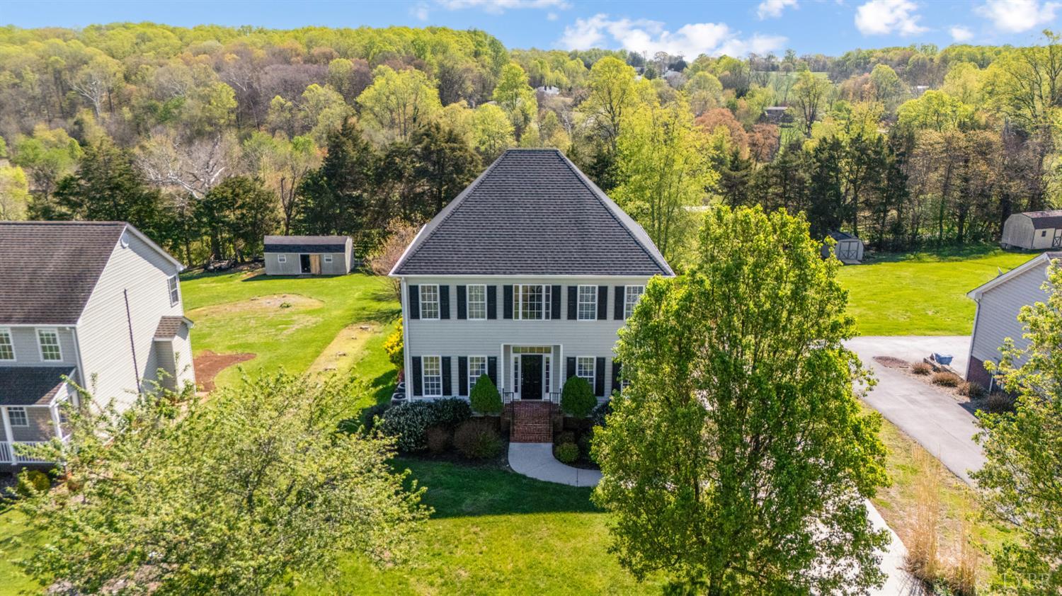 1166 Caperton Way Forest, VA 24551 - Photo 51 of 59 an aerial view of a house