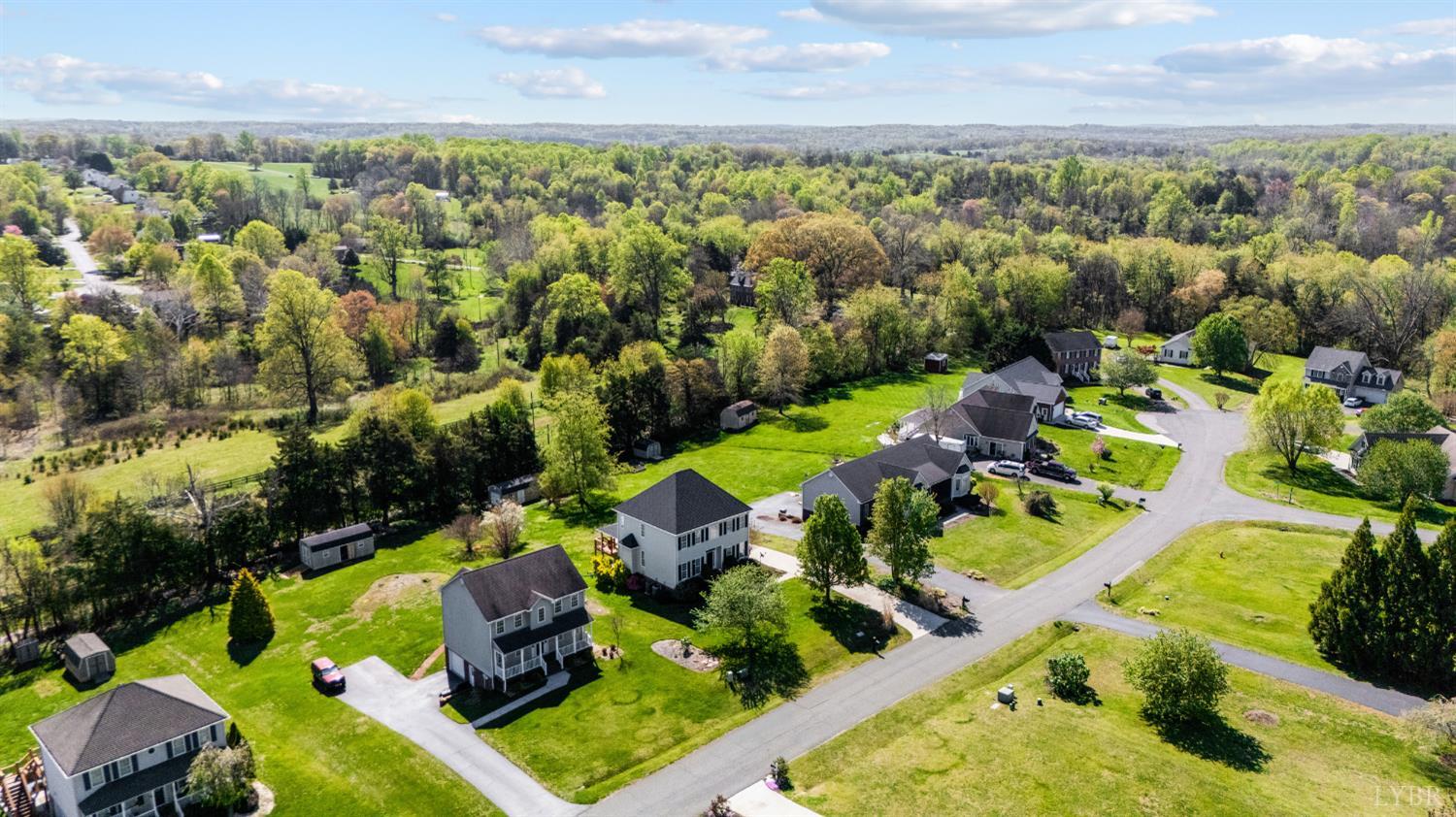 1166 Caperton Way Forest, VA 24551 - Photo 55 of 59 an aerial view of a residential houses with outdoor space