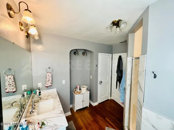 a very nice looking room with a large window