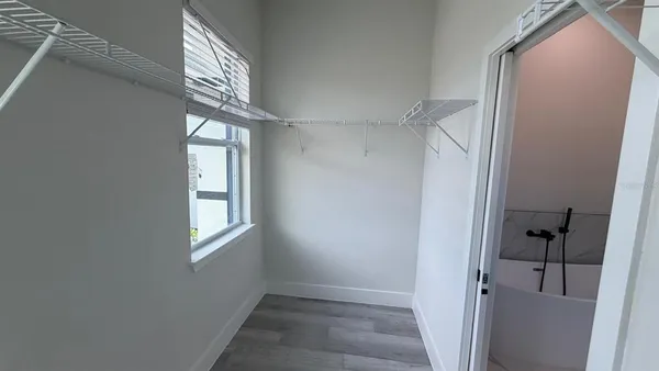 a view of a hallway with interior of the house