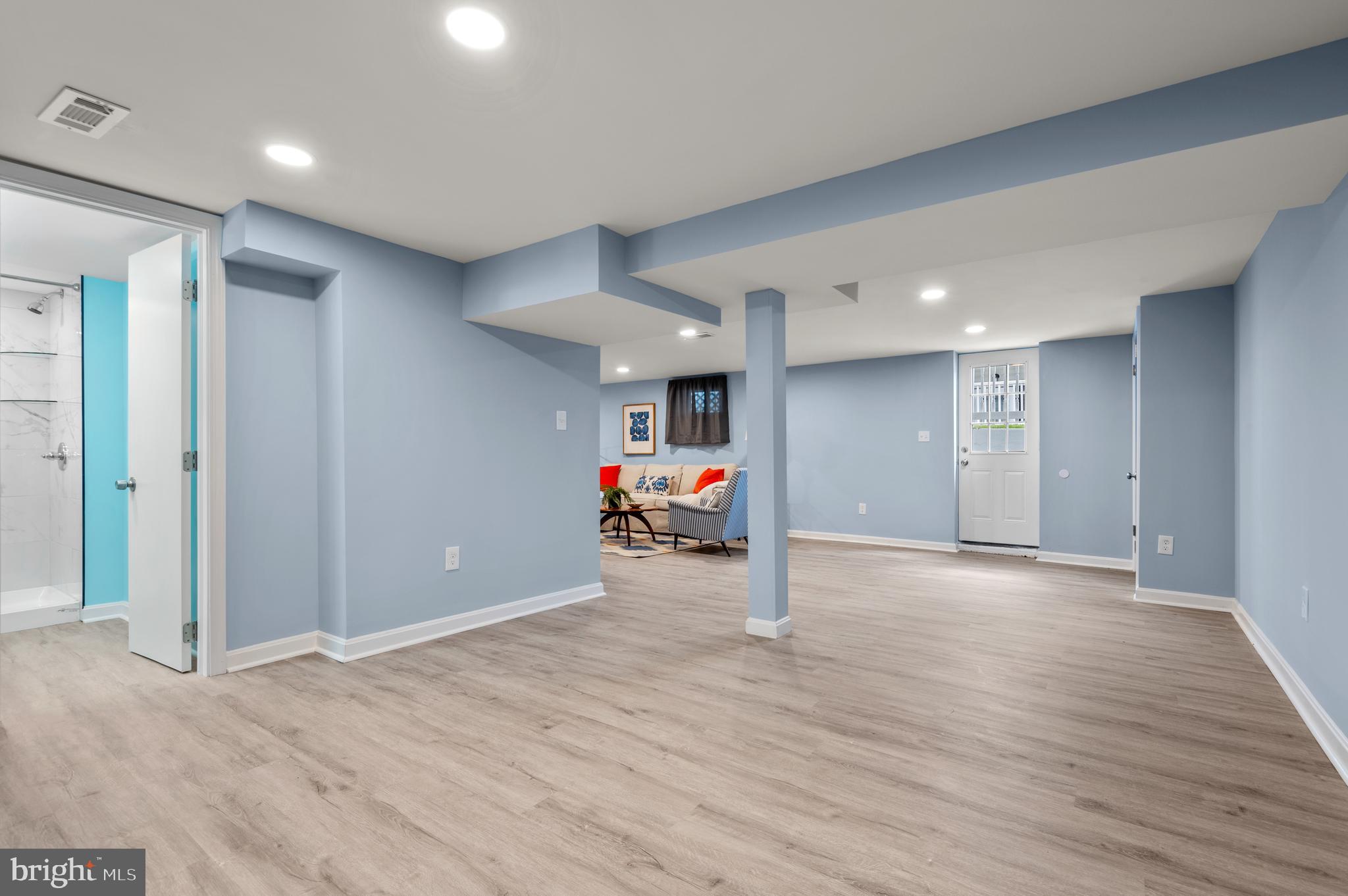 1217 64th Street Rosedale, MD 21237 - Photo 34 of 49 Recreation Room with Outside Access