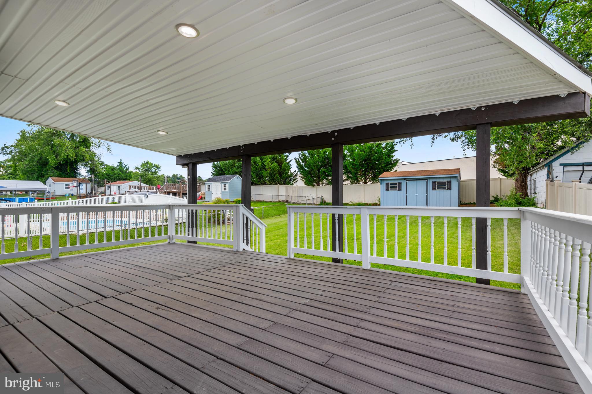 1217 64th Street Rosedale, MD 21237 - Photo 40 of 49 Covered Back Deck