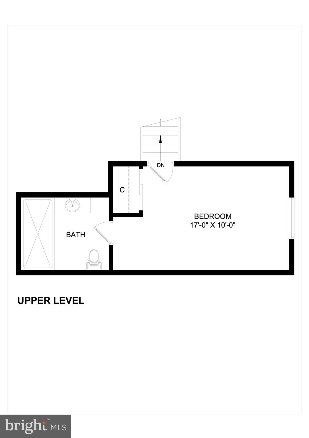 1217 64th Street Rosedale, MD 21237 - Photo 48 of 49 Upper Level Floor Plan