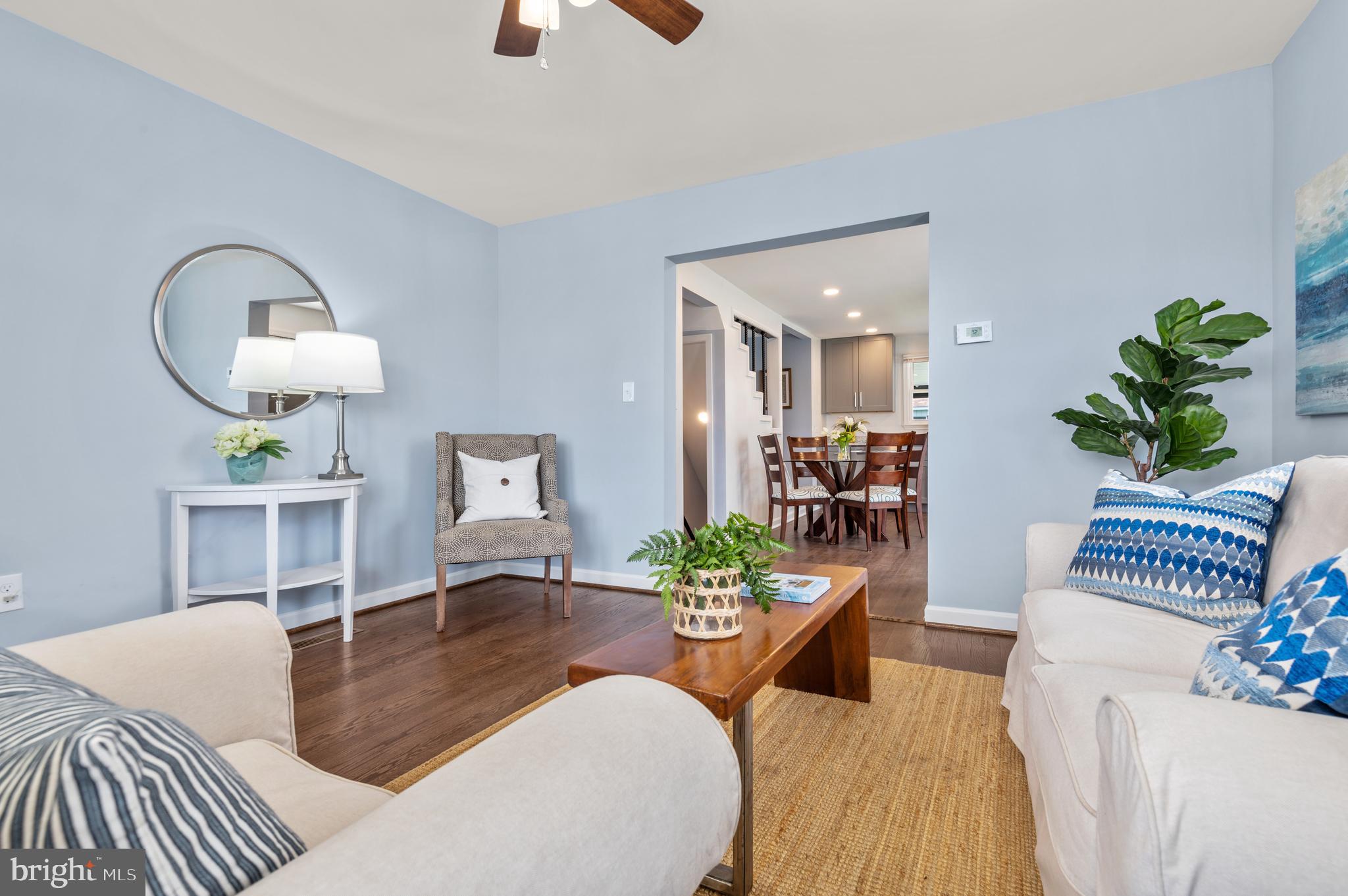 1217 64th Street Rosedale, MD 21237 - Photo 5 of 49 Living Room toward Kitchen