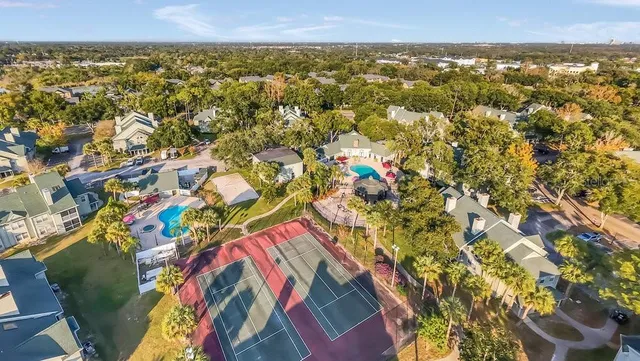 a view of an outdoor space and a lake view