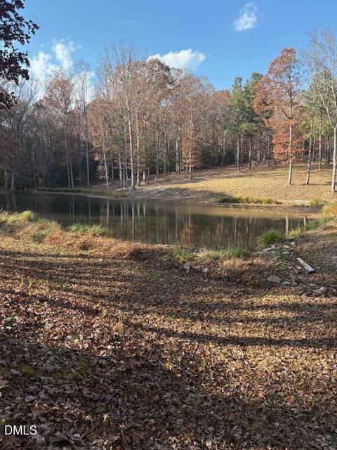 1302 Rocky Ford Road Louisburg, NC 27549 - Photo 14 of 26 a view of a lake with a yard and trees