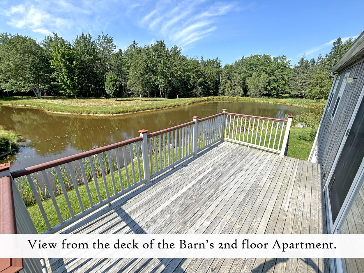 607 Oak Point Road Trenton, ME 04605 - Photo 126 of 187 Barn 2nd floor apartment deck (2), label