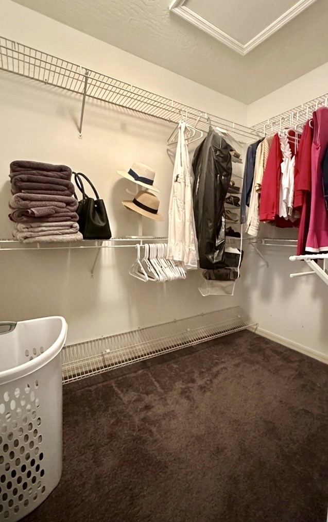 686 Caravan Terrace Sebastian, FL 32958 - Photo 19 of 24 a view of walk in closet with clothes and shoes