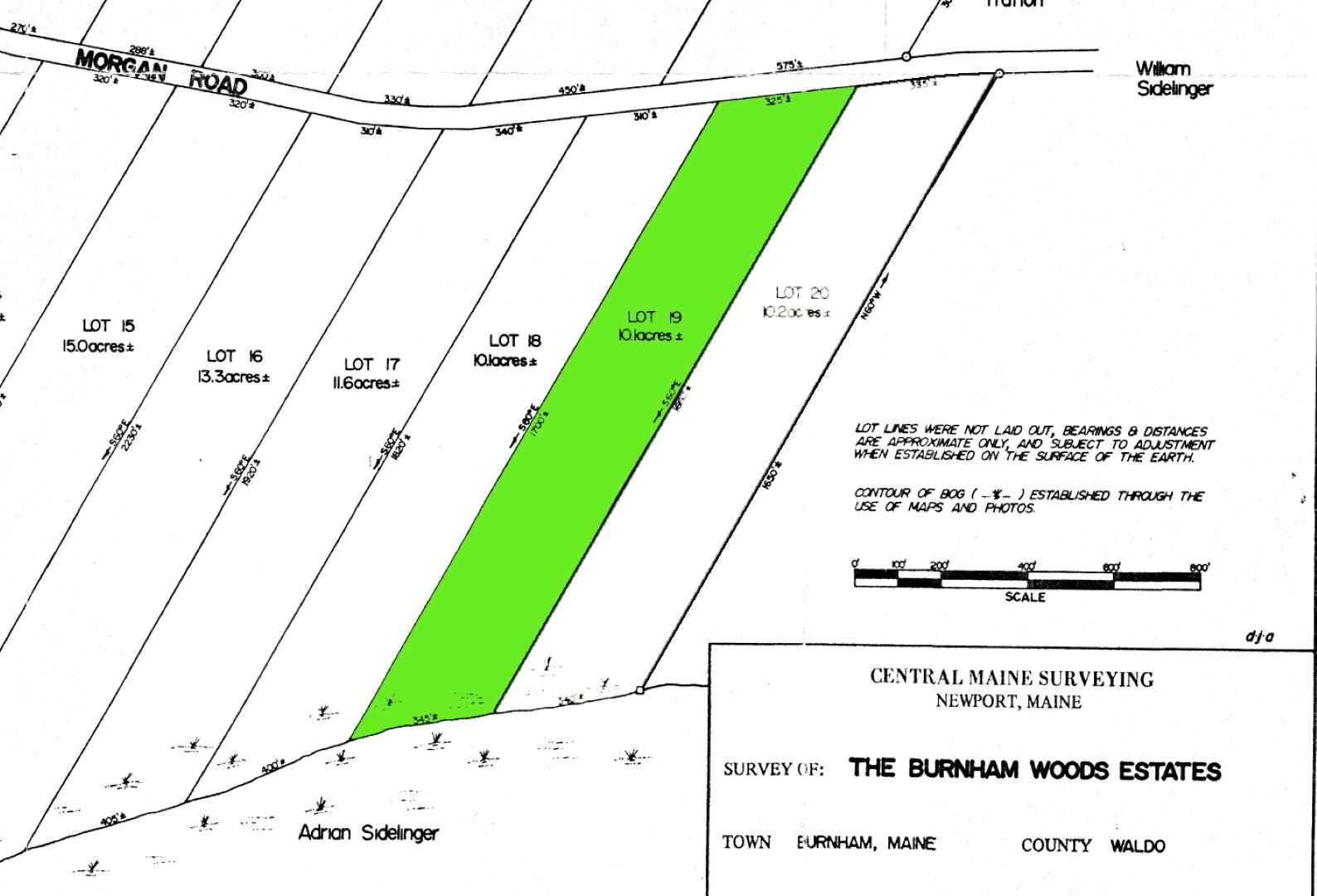 41 Morgan Road Burnham, ME 04922 - Photo 3 of 6 Survey - Lot 19 cr (Large)