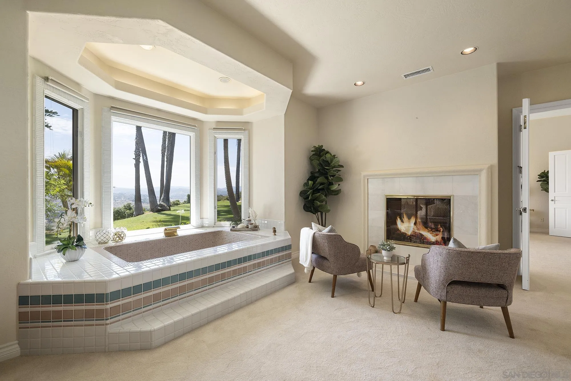 4 Rollingview Lane Fallbrook, CA 92028 - Photo 21 of 32 a spacious bedroom with a bed and a large window