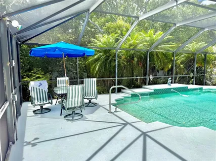 a view of a back yard of the house