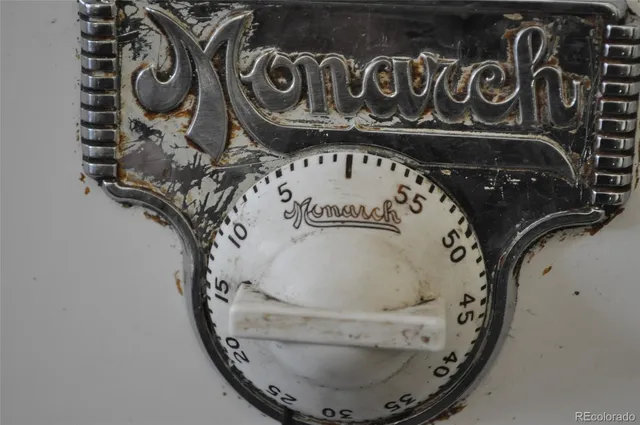 a view of a wooden door