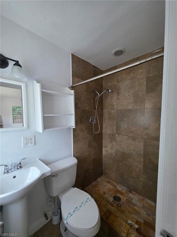 2103 Unity Avenue Fort Myers, FL 33901 - Photo 21 of 40 a bathroom with a sink mirror toilet and shower