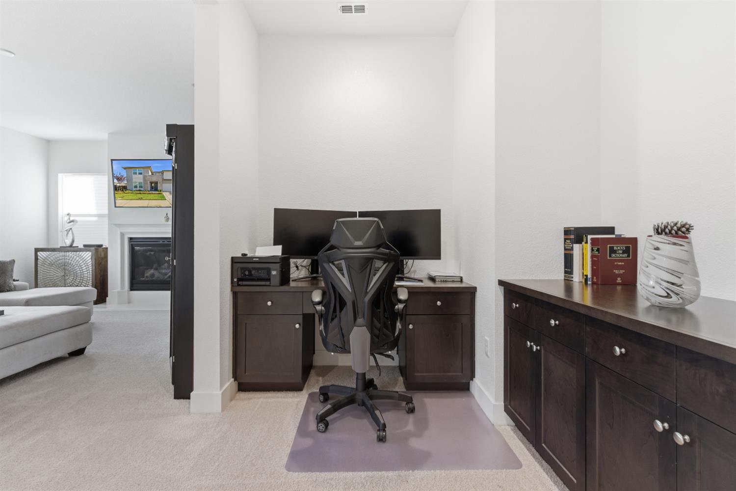 3233 Kipling Drive Lathrop, CA 95330 - Photo 10 of 39 a view of workspace with furniture and wooden floor