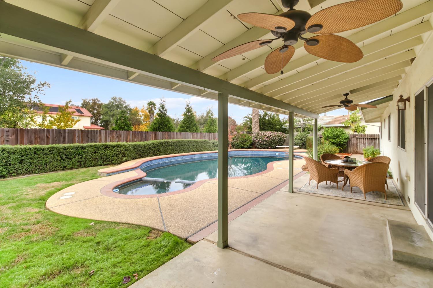 2964 Marco Way Carmichael, CA 95608 - Photo 42 of 49 a view of a patio with a backyard