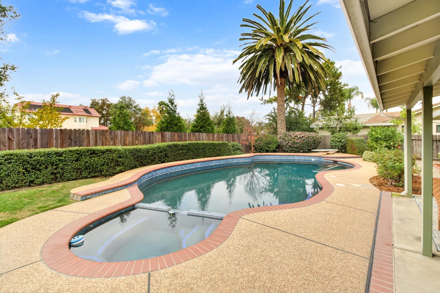 2964 Marco Way Carmichael, CA 95608 - Photo 43 of 49 a view of swimming pool with a garden and plants