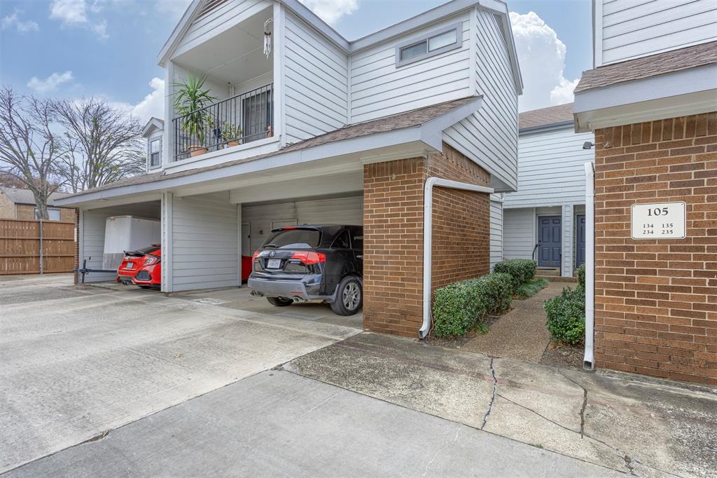 5100 Verde Valley Lane, Unit 135 Dallas, TX 75254 - Photo 21 of 26 Enclosed carport and condo entrance