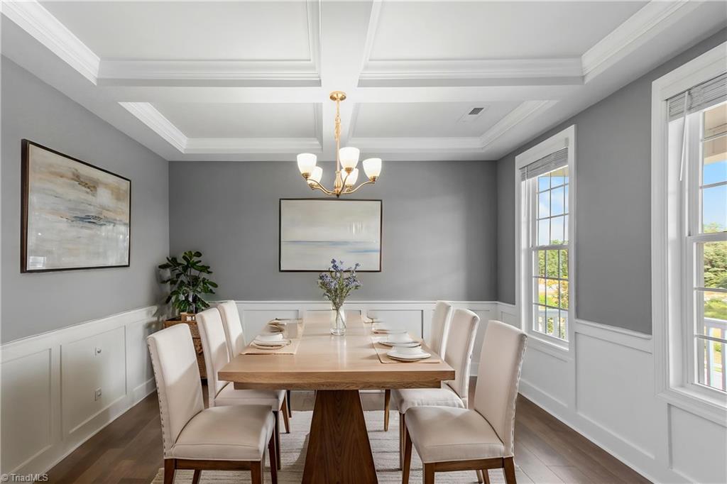 2071 Spring Wind Road Pfafftown, NC 27040 - Photo 3 of 35 Dining virtually staged