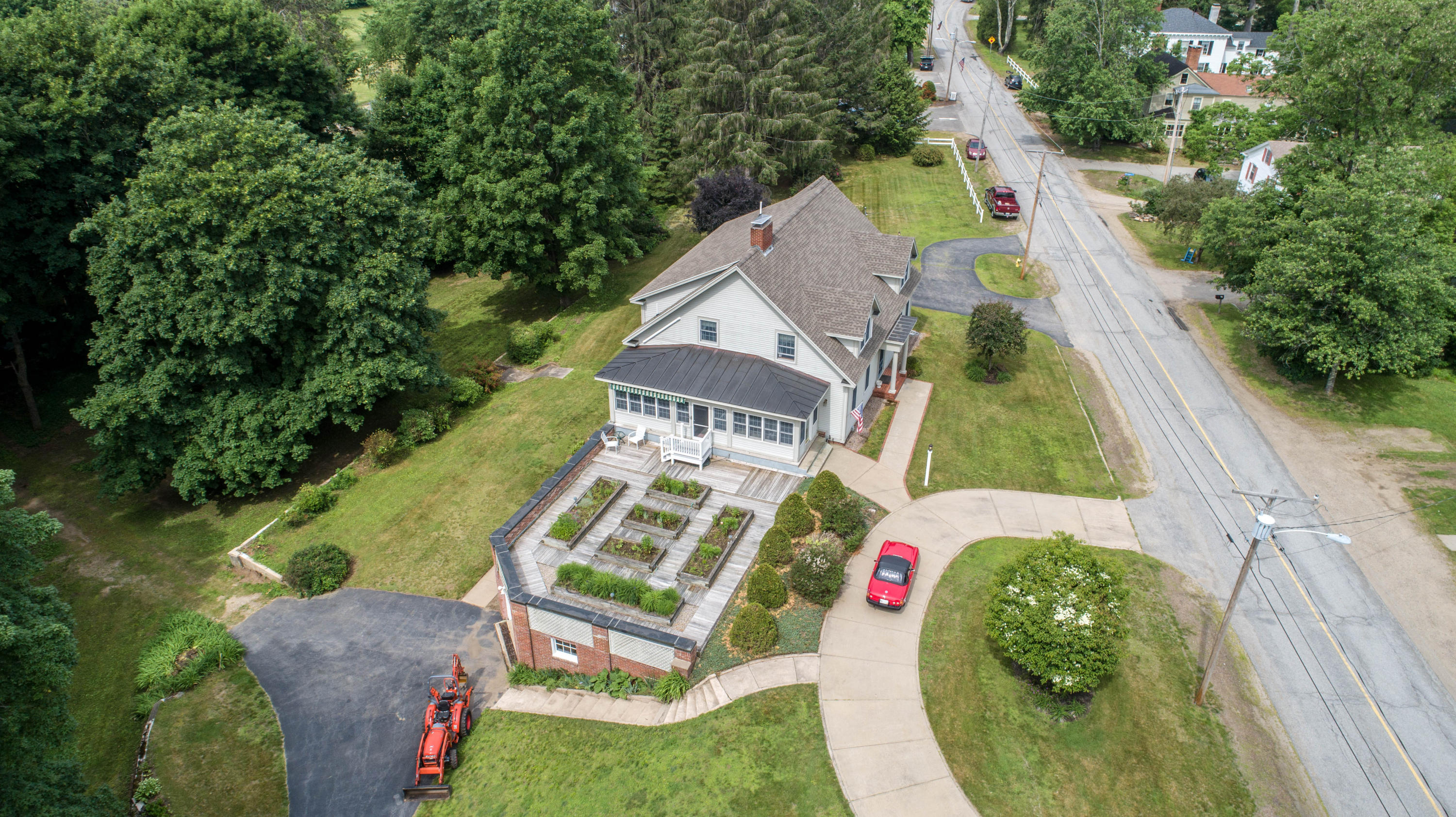 39 Saco Road Alfred, ME 04002 - Photo 8 of 46 Aerial View of Gardens