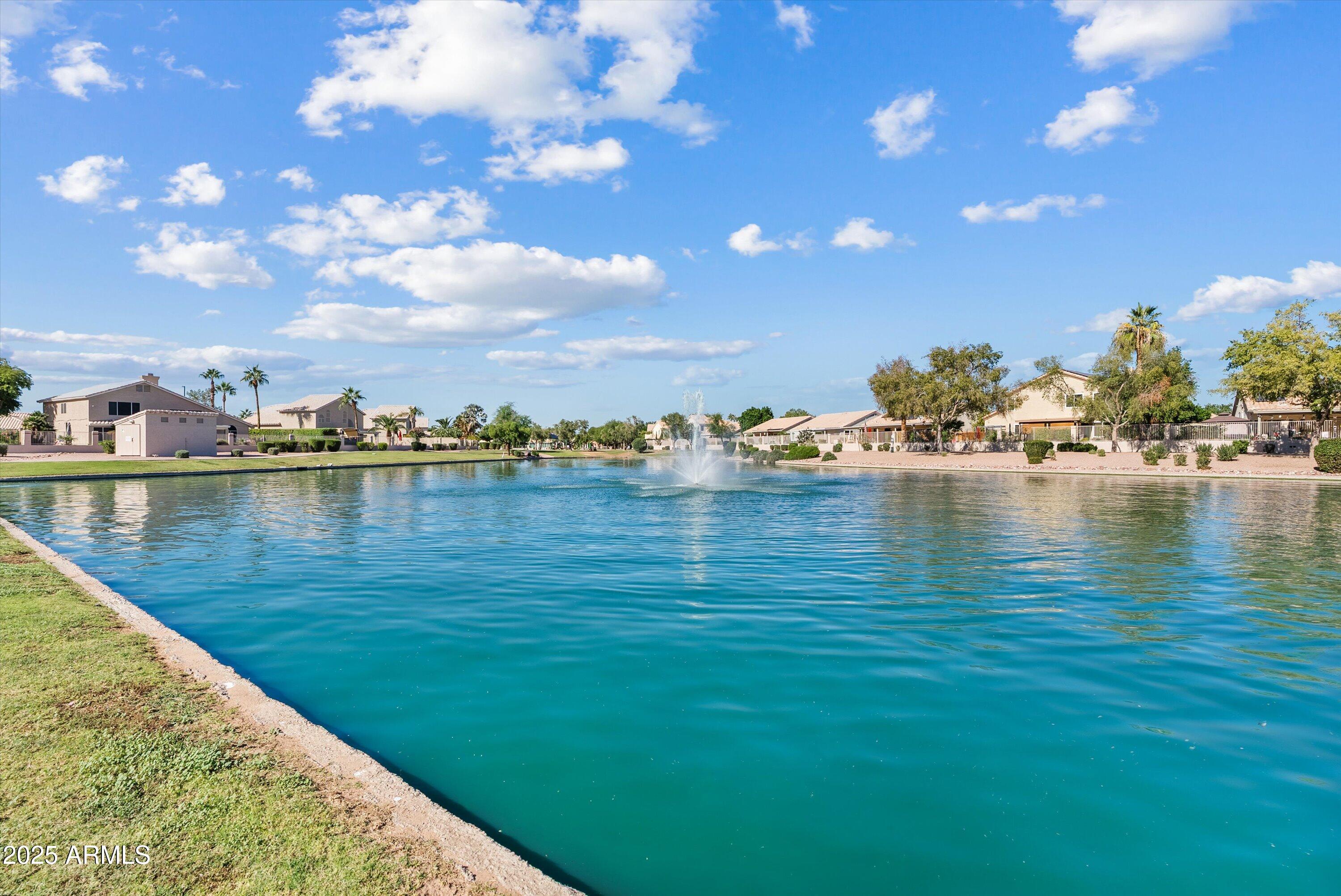545 South Ash Street Gilbert, AZ 85233 - Photo 36 of 38 a view of a lake from a balcony