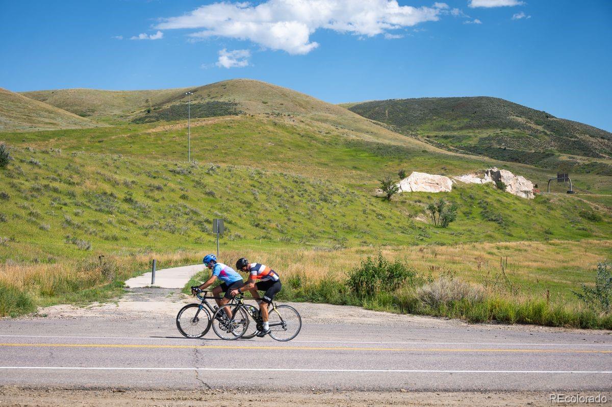 670 South Rooney Road Morrison, CO 80465 - Photo 33 of 35 a view of a mountain with a yard