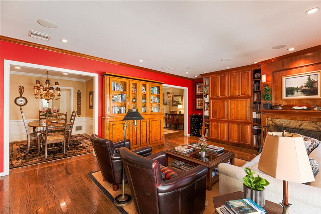 1055 La Loma Road Pasadena, CA 91105 - Photo 9 of 29 a view of a dining room with furniture and chandelier