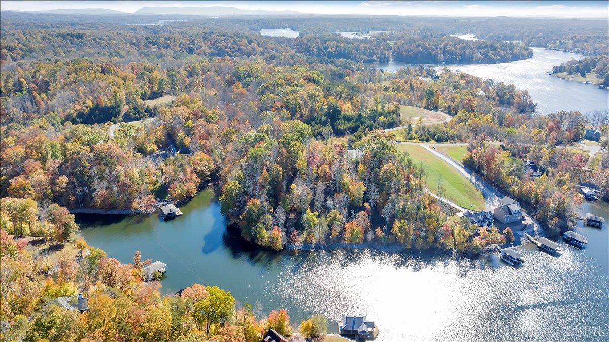 37 Waterside Channel Drive Goodview, VA 24095 - Photo 18 of 21 an aerial view of a house with a lake view