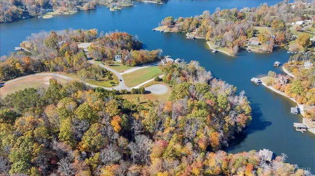 a view of lake and mountain