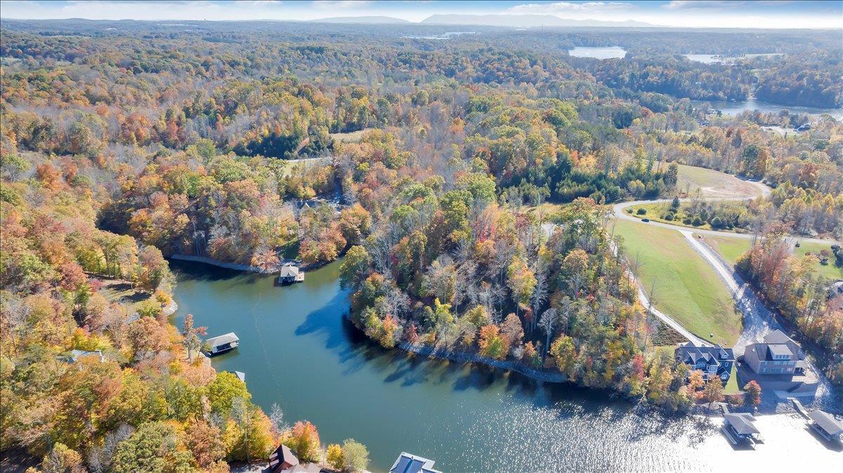 37 Waterside Channel Drive Goodview, VA 24095 - Photo 10 of 21 an aerial view of lake and residential houses with outdoor space