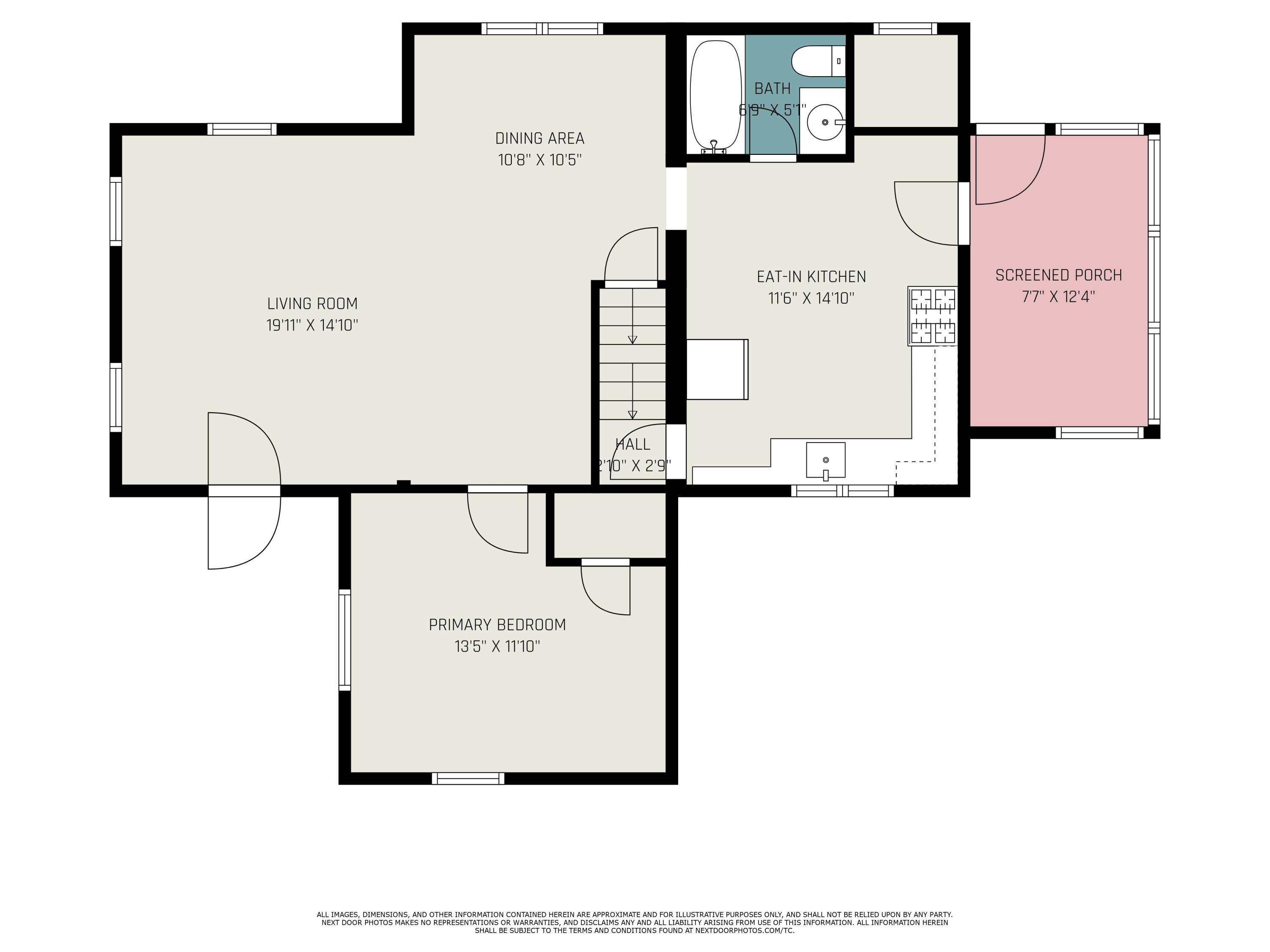 287 East Dibble Street Marcellus, MI 49067 - Photo 27 of 29 Dibble main floor plan