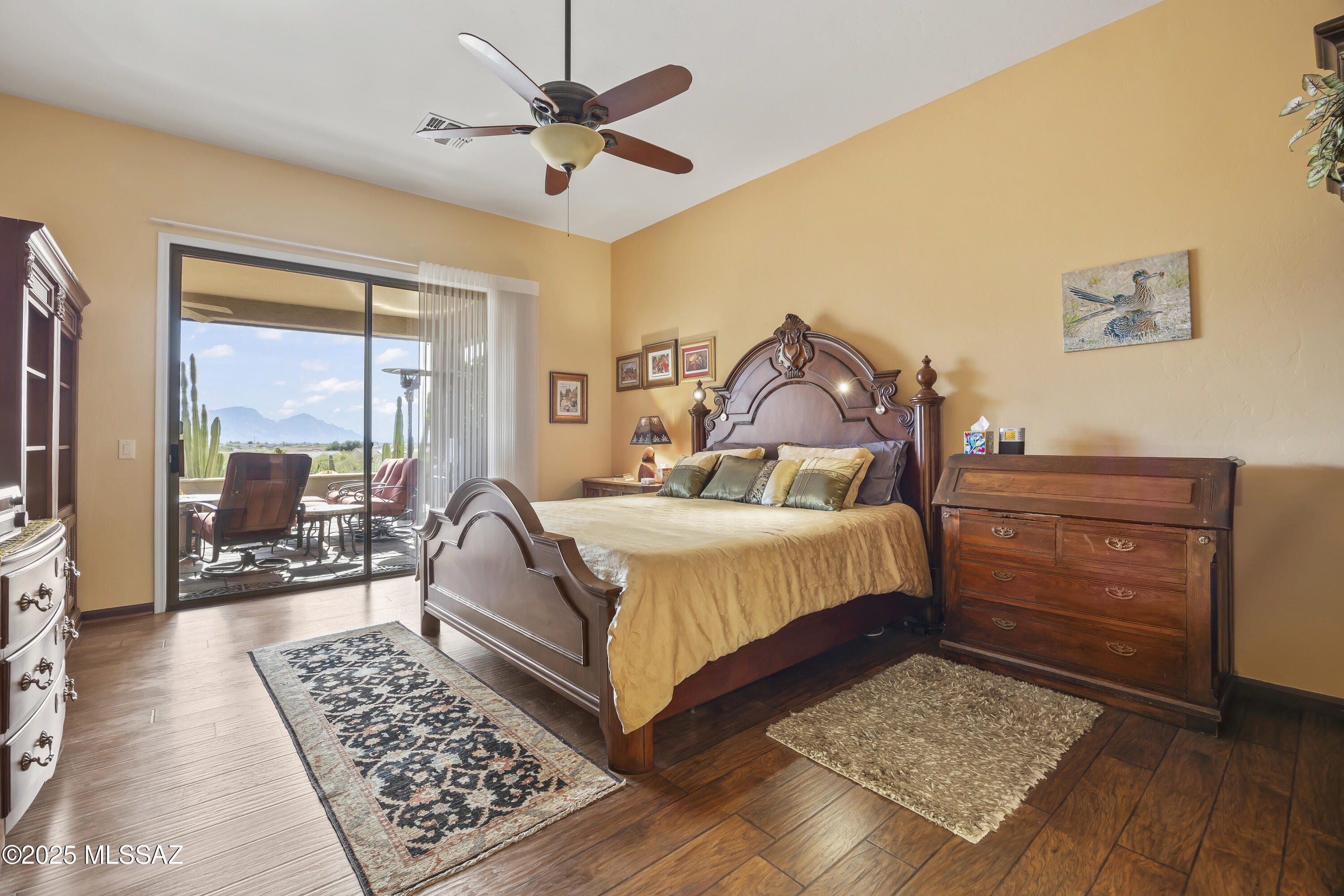 62893 East Flower Ridge Drive Tucson, AZ 85739 - Photo 24 of 49 Primary Bedroom with Patio Access and more Views!