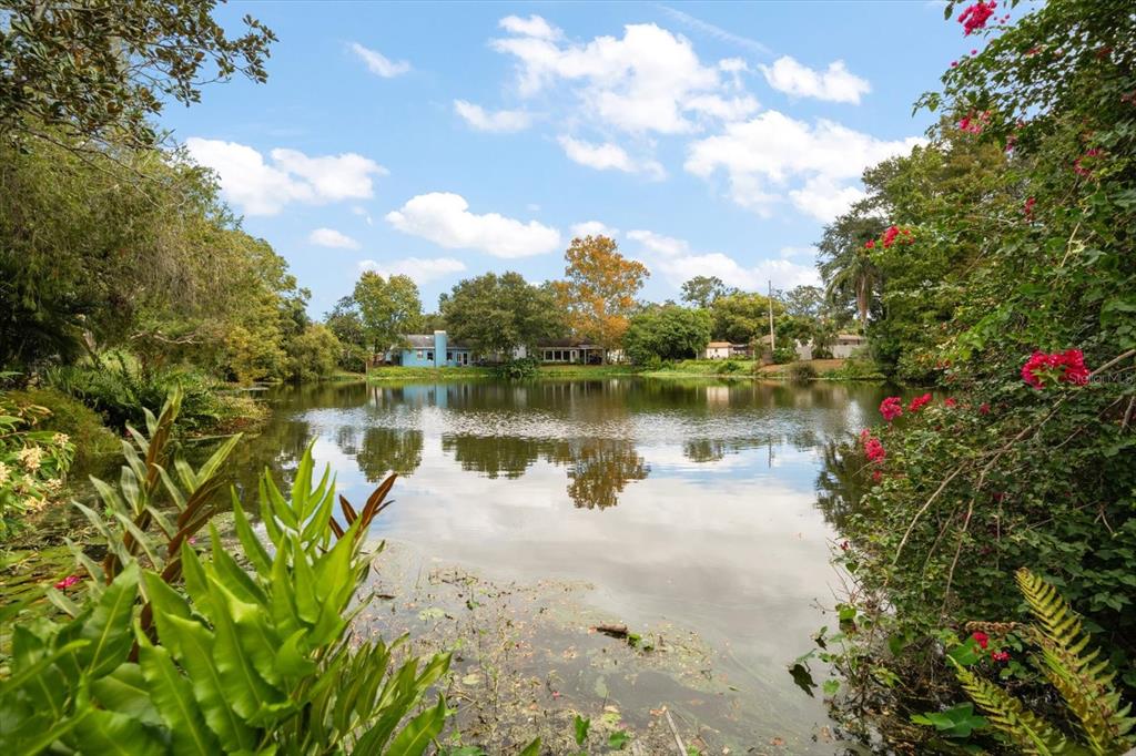 2850 Spring Lake Drive Clearwater, FL 33759 - Photo 27 of 37 a view of a lake with a house in the background