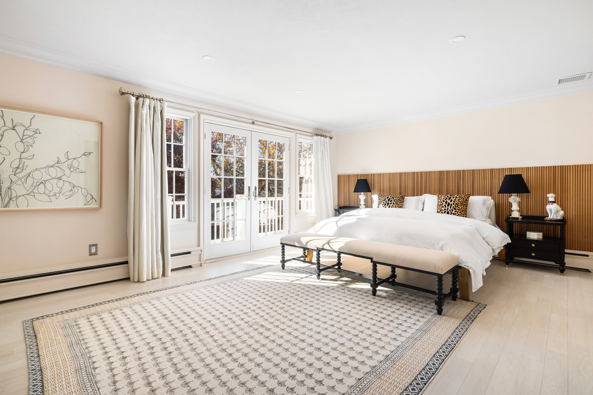 51 Jagger Lane Westhampton, NY 11977 - Photo 9 of 17 a bed room with a bed and a night stand