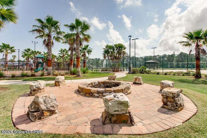 3333 Rushing Waters Drive West Melbourne, FL 32904 - Photo 61 of 72 Fire Pit