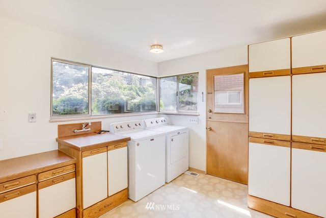 a room with storage and utility