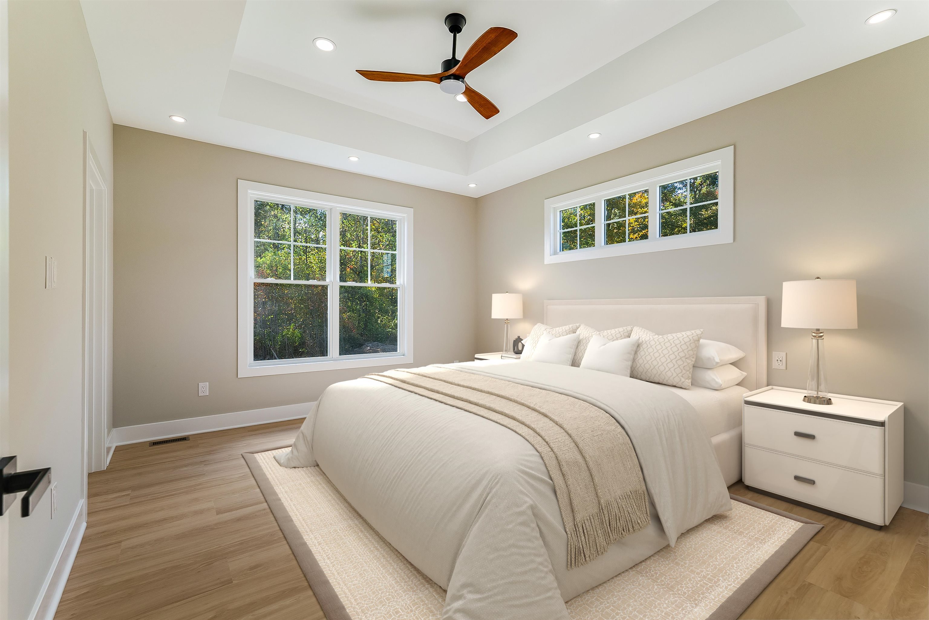 4935 Boxer Loop McGaheysville, VA 22840 - Photo 27 of 60 a bedroom with a large bed and a window