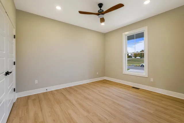 wooden floor in an empty room