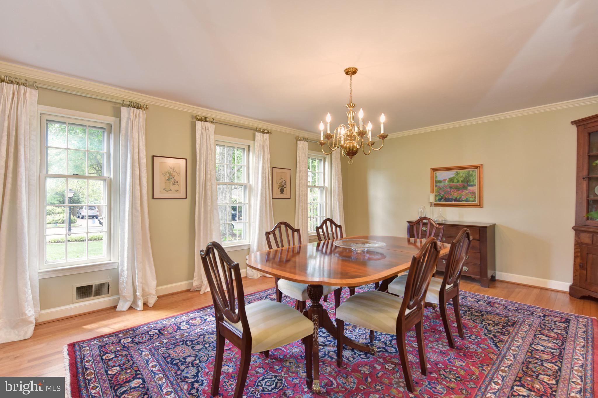 1609 Stonebridge Road Alexandria, VA 22304 - Photo 28 of 53 Expansive dining room with three windows