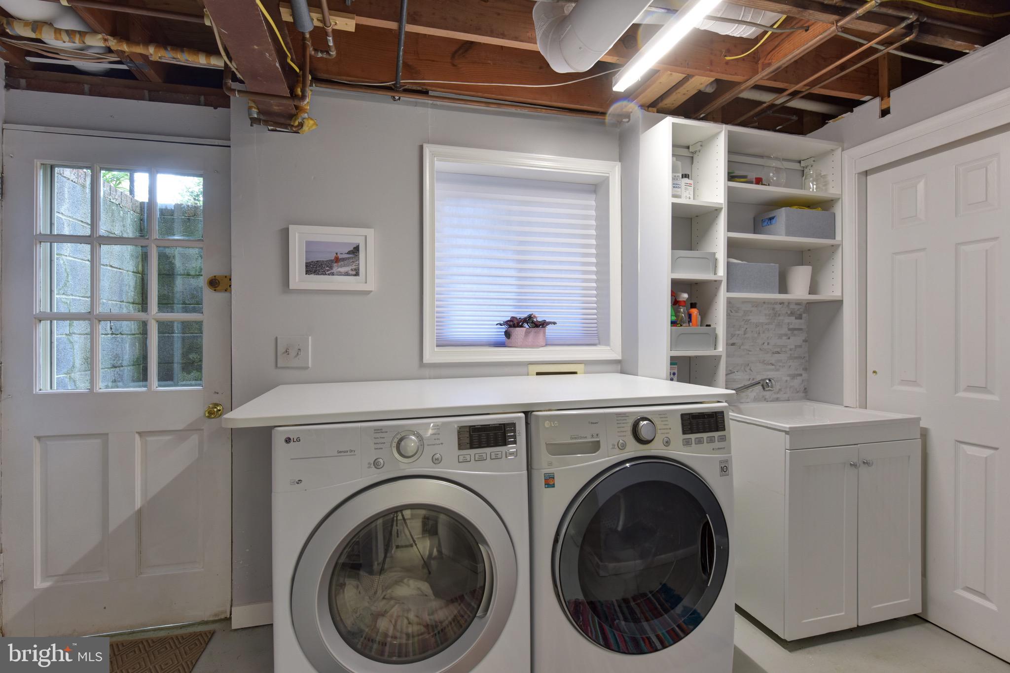 1609 Stonebridge Road Alexandria, VA 22304 - Photo 45 of 53 Separate Laundry room with door to backyard