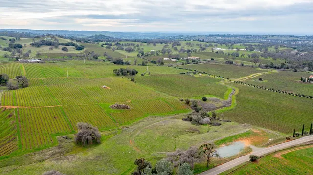 an aerial view of a residential houses with outdoor space