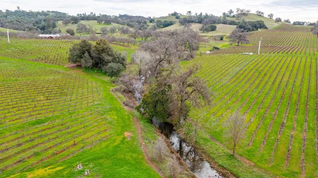 a view of a lake with a mountain