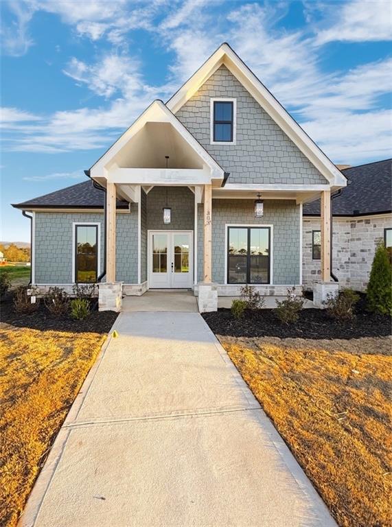 303 Eminence Peak Rydal, GA 30171 - Photo 13 of 73 a front view of a house with yard and furniture