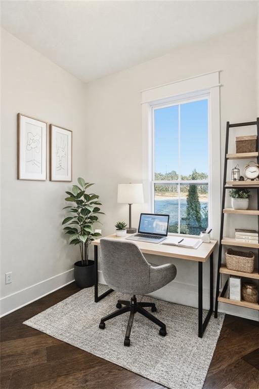 303 Eminence Peak Rydal, GA 30171 - Photo 6 of 73 a view of a workspace with furniture and a window