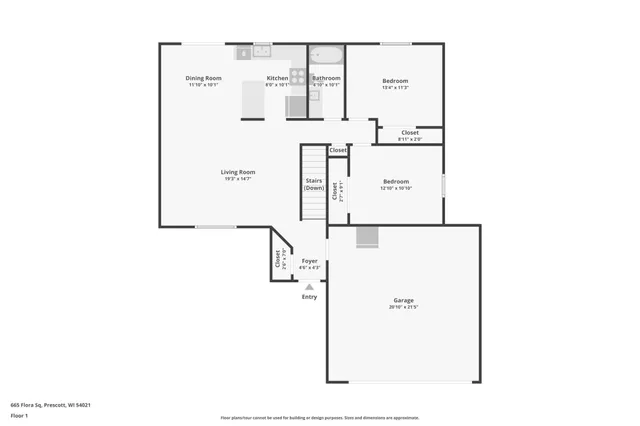 $410,000 | 665 Flora Square, Prescott, WI 54021