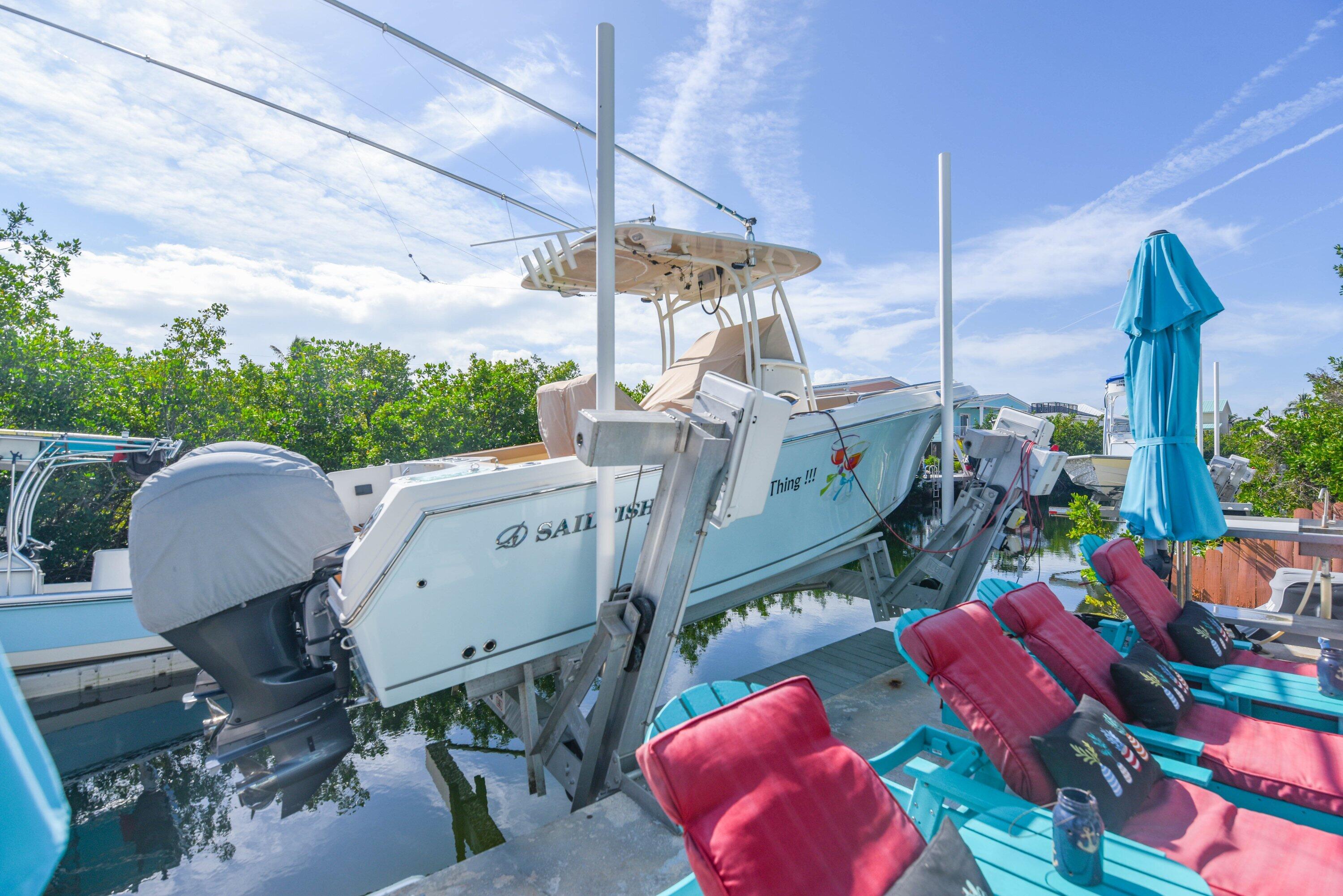 570 La Fitte Road, Unit NONE Summerland Key, FL 33042 - Photo 18 of 52 Boat Lift