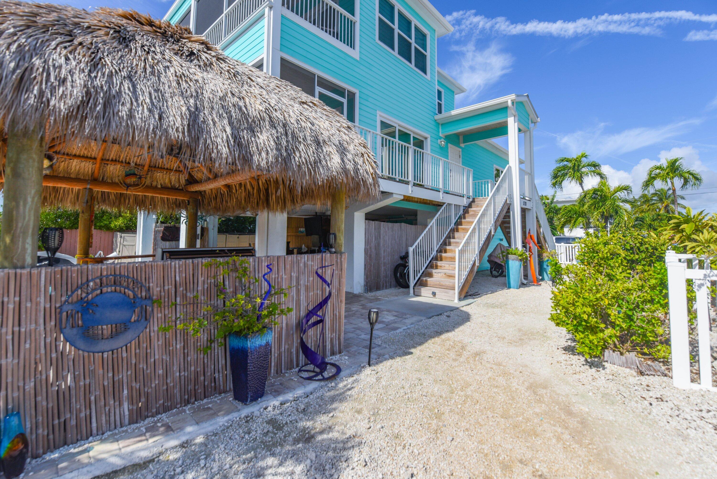 570 La Fitte Road, Unit NONE Summerland Key, FL 33042 - Photo 20 of 52 Tiki Hut/Yard
