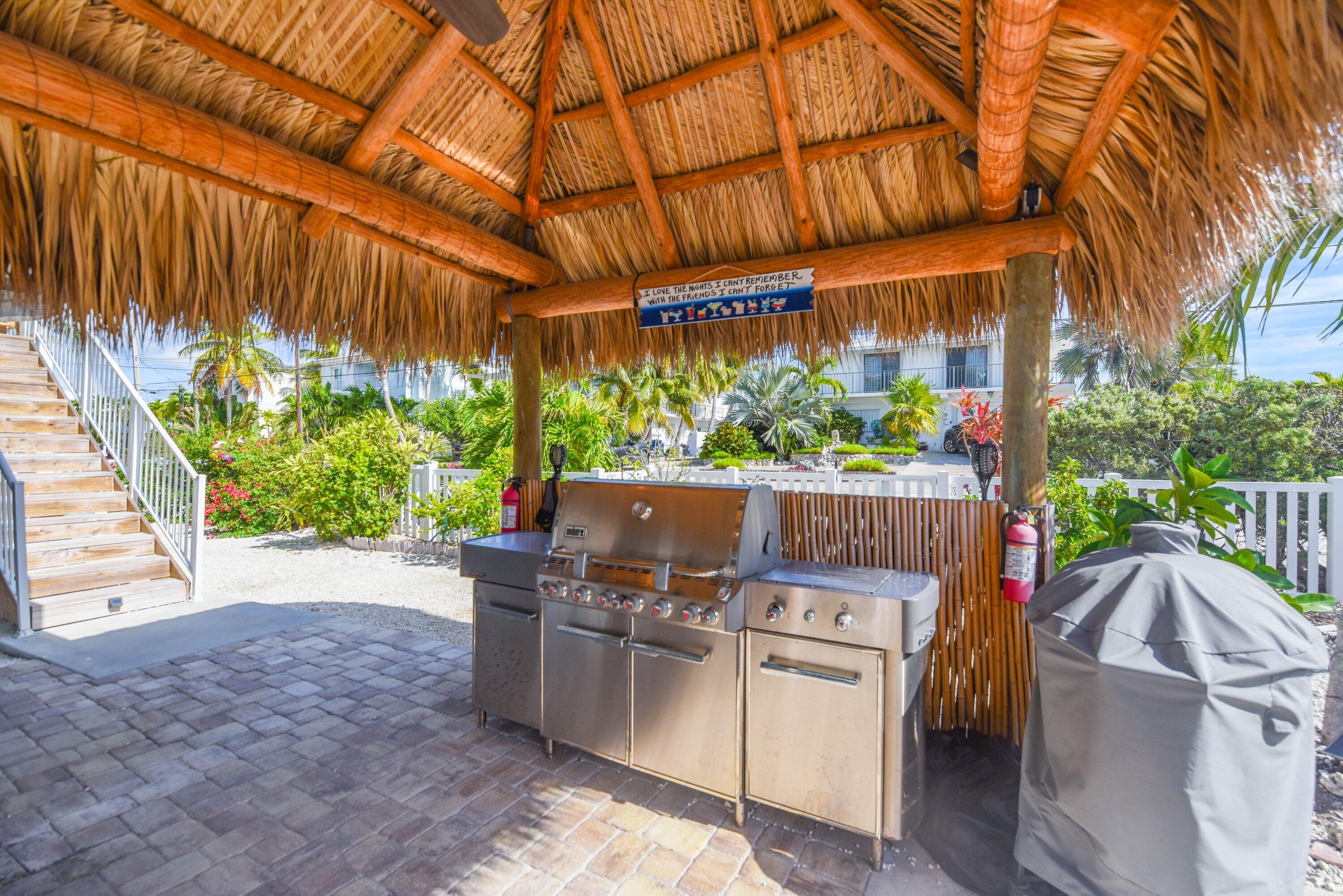 570 La Fitte Road, Unit NONE Summerland Key, FL 33042 - Photo 21 of 52 Tiki Hut Grilling Area