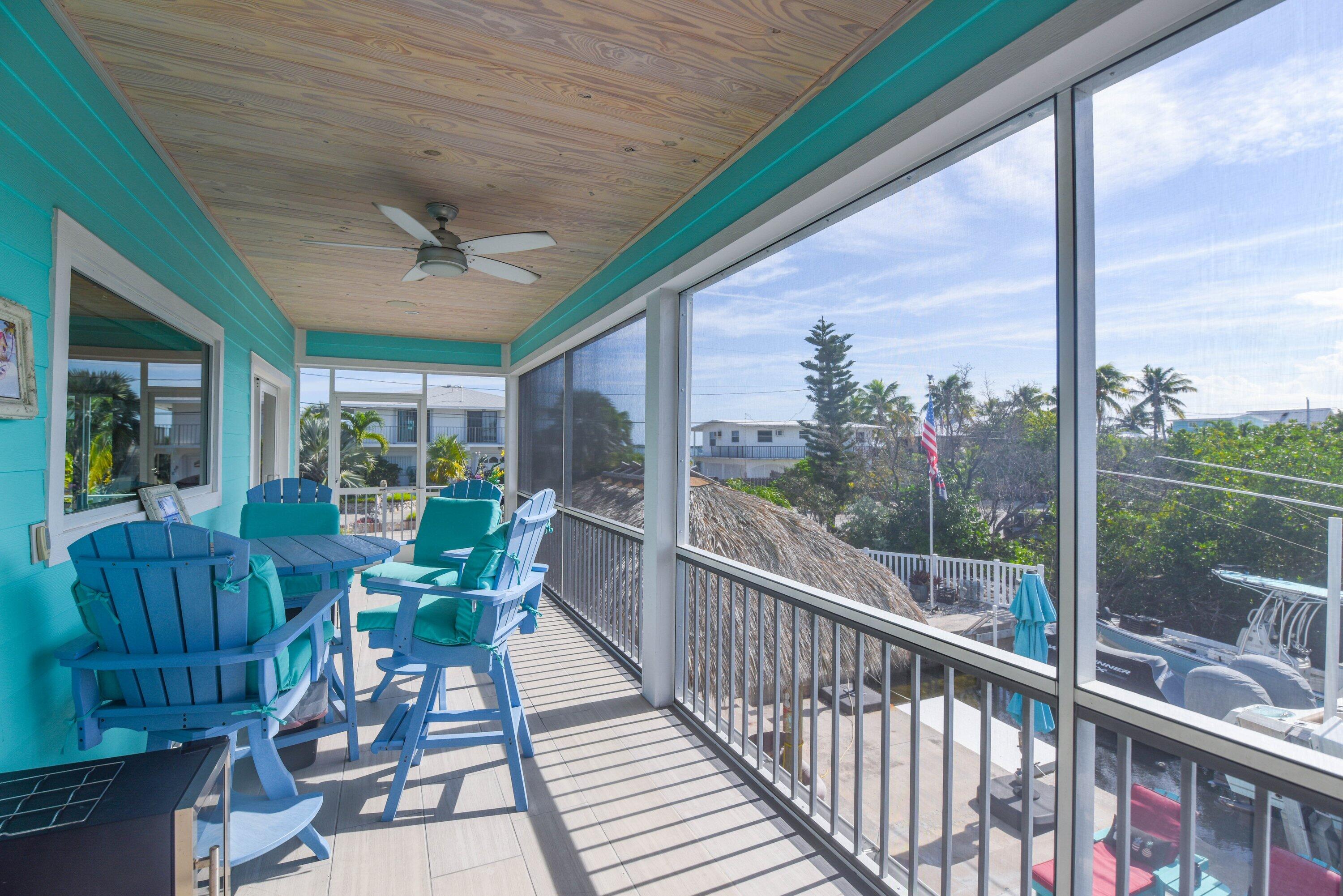 570 La Fitte Road, Unit NONE Summerland Key, FL 33042 - Photo 50 of 52 Screened Porch