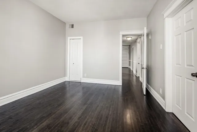 wooden floor in an empty room