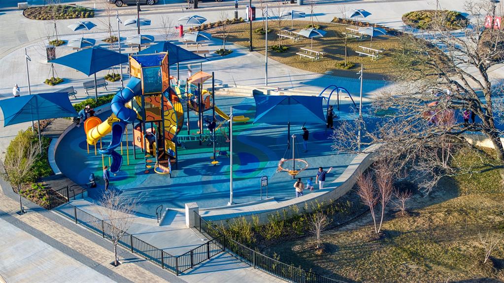 2805 Whetstone Drive Corinth, TX 76210 - Photo 34 of 38 an aerial view of a house with swimming pool